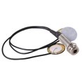 5x Piezo Contact Microphone 3 Transducer Pickups With End Pin Jack For