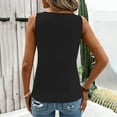 thumbnail image 4 of Admvng Tank Top for Women Casual Sleeveless Solid Ladies Blouse Admvng S-2XL, 4 of 7