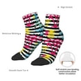 thumbnail image 6 of Pofeuu Trendy Colorful Pineapples Print 30cm Socks, Adult Running Hiking Socks for Youth and Adult, 6 of 7