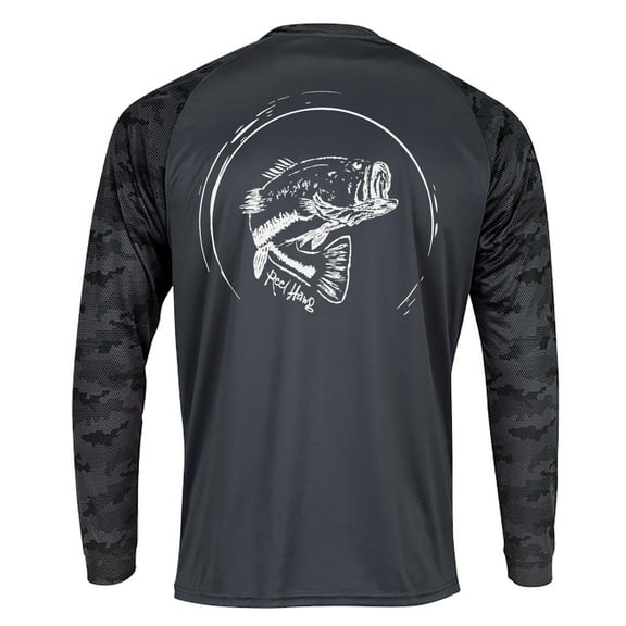 Reel Fishy Apparel Bass Performance Long Sleeves 50 UPF Sun Protection