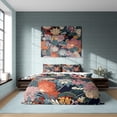 thumbnail image 3 of Colcha japonesa Crisantemo Juego de cama, manta con flores de colores, 3 of 9