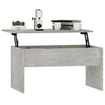 thumbnail image 5 of vidaXL Coffee Table Concrete Grey 80x50.5x41.5 cm Engineered Wood, 5 of 5