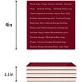 thumbnail image 3 of XDDJA Compassion Strength Courage Warm Hugs Healing Thoughts Positive Energy Love Set of 4 Coaster for Drinks, Absorbent Ceramic Stone Coasters Cup Mat with Cork Base for Coffee Table Bar Decor, 3 of 4