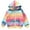 Light Blue, variant on Cethrio Girls Hoodies with Pockets, Zipper Casual Long Sleeve Stripe Girls Outerwear Multicolor Size 7-8