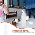 thumbnail image 3 of GOOHOCHY Transparent PE Sauce Squeeze Bottle for Salad Dressing and Condiment Storage 1000ml, 3 of 6
