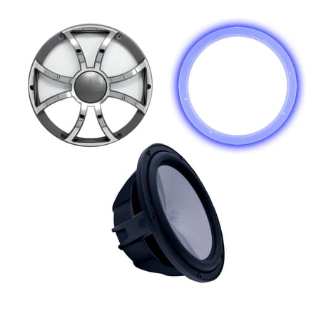 Wet Sounds REVO10 High Power S4-B Revo 10  Sub with LED Ring & Grill - Black Subwoofer & Gunmetal Steel Grill price history on PriceWatchPro