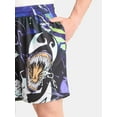 thumbnail image 2 of Marvel Venom Men's and Big Men's Graphic Basketball Shorts, Sizes XS-3XL, 2 of 5