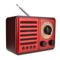 thumbnail image 3 of Portable Radio, Battery Operated Radio with Extra Large Tuning Knob, (Red), 3 of 5