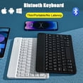 thumbnail image 2 of Bluetooth Wireless Keyboard Mini Keyboard For Laptop Tablet Phone Ipad Xiaomi Rechargeable Gaming Keyboard Android iOS Windows, 2 of 9