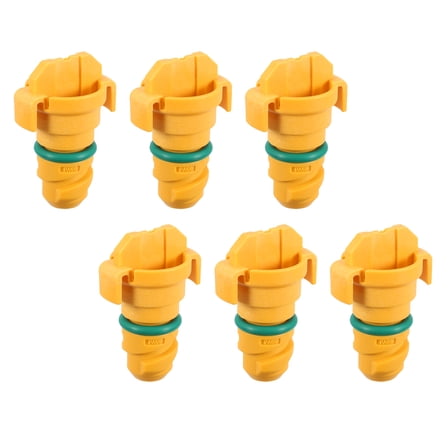Unique Bargains Engine Oil Drain Plug KX6Z-6730-B Oil Drain Bolt for Lincoln MKZ 17-20 for Ford F-150 17-22 (Set of 6)
