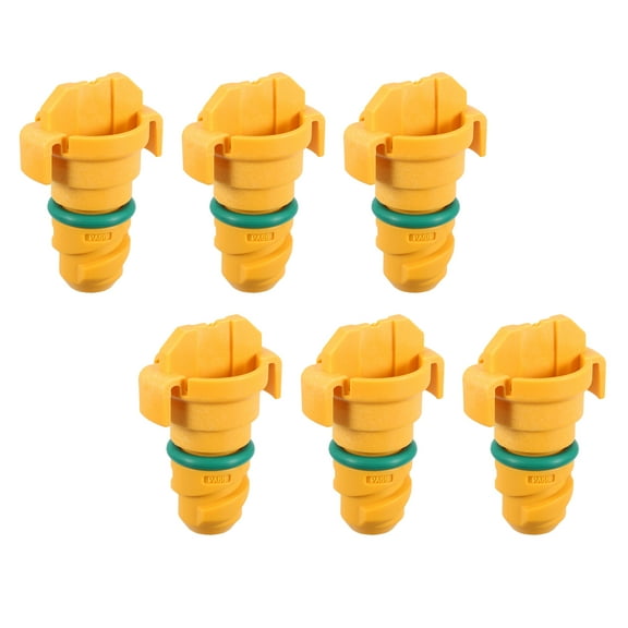Unique Bargains Engine Oil Drain Plug KX6Z-6730-B Oil Drain Bolt for Lincoln MKZ 17-20 for Ford F-150 17-22 (Set of 6)