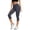 Grey, variant on Capri Leggings for Women High Waisted Full Length Soft Yoga Pants for Workout Tummy Control Yoga Pants (Navy XL)