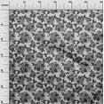 thumbnail image 3 of oneOone Velvet Gray Fabric Floral Retro Diy Clothing Quilting Fabric Print Fabric By Yard 58 Inch Wide, 3 of 5