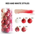 thumbnail image 1 of Xihbxyly Bolas Navideñas de Plástico Galvanizado Brillante, Bolas Colgantes Festivas de 6 Cm, Diseño Duradero E Irrompible, Decoración Navideña, Ideal para El Hogar y La Oficina, Juego de 30 Piezas., 1 of 3