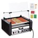 thumbnail image 1 of Rollo para hot dogs con 9 cilindros, capacidad para 24 hot dogs, 1650W, parrilla de acero inoxidable para salchichas, 1 of 8