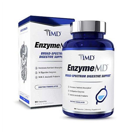 1MD MediZyme Complete Digestive Enzymes, 60 Capsules