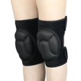 thumbnail image 2 of Rodillera gruesa antideslizante para evitar colisiones, cálida y antideslizante, para fútbol, ​​yoga, danza, trabajo, jardinería (2 unidades, negro), 2 of 5