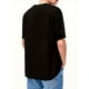thumbnail image 3 of Men's "Jeans & Pearls" Graphic T-Shirt - Casual Black Cotton Tee with Denim-Inspired Pearl Print, Round Neck, Short Sleeves, Machine Washable, Soft and Comfortable Fit | Trendy Casualwear, 3 of 6