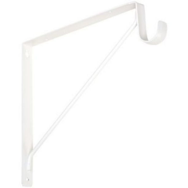 108BC Shelf/Rod Bracket White