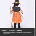 thumbnail image 2 of 1 juego de faldas de niña de Halloween con sombrero Decorativo Decorativo de la fiesta de la fiesta de Halloween Cosplay Falda de los niños, 2 of 6