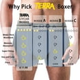 thumbnail image 5 of Terra Mens Boxer Briefs, Elastic Waistband, Solid New Classic Fit, Black/Gray, 3 Pack, 5 of 6