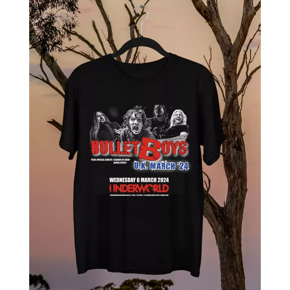 BULLET BOYS Tour 2024 T Shirt Full Size S-5XL