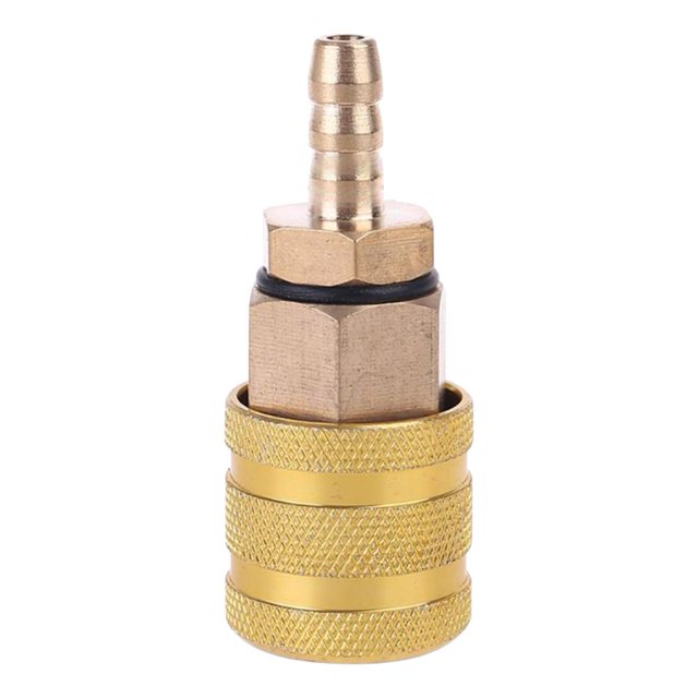 Conector de válvula de neumático de latón de 6,5/8mm, adaptador de bomba antioxidante para coche (6,5mm) Wdftyju Libre de BPA