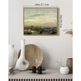 thumbnail image 5 of Drsoum Vintage Sunset Meadow Wall Art Rustic Retro Framed Countryside Landscape Prints Farmhouse Classic Decorations for Living Room Bedroom 8x10in Natural Framed, 5 of 6