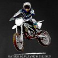 thumbnail image 3 of CafePress - Rather Be Playing In The Dirt With A Motorbike Lon - Long Sleeve Dark T-Shirt, 3 of 4