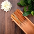 thumbnail image 3 of 5 Pcs Dreadlocks Crochet Hooks 4 Pcs 0.75mm Single Iron Crochet Hook Needles and 1 Pc 0.5mm Double Crochet Needle with Sienna Bamboo Handle Braid Craft Needle Tools for Hair Dreadlock for DIY, 3 of 7