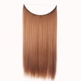 thumbnail image 2 of Clip Épais Mode dans les extensions de Cheveux Boucles Droites Pleine Tête Clip Postiche, 2 of 2
