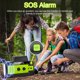 thumbnail image 2 of Radio Manual de manivela solar multifuncional para exteriores, senderismo, viajes, emergencia en el hogar, 2 of 8