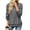 Gray, variant on LEKWK Mock Neck Sweatshirt for Women Drop Shoulder Long Sleeve Lightweight Sweatshirt Fall Winter Casual Relaxed Fit Cozy Athletic Tops