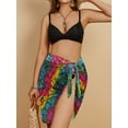 thumbnail image 2 of Bsubseach Fashion Women Sarong Swimsuit Coverups Short Bikini Wraps Sheer Pareo Beach Bathing Suit Cover Up Summer Outfits, 2 of 6
