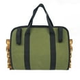thumbnail image 5 of Canvas Log Carrier Bag, ed Durable Wood Tote, , Extra Large Firewood Holder with Handles for Camping, 5 of 10