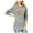 Grey - hthgry, variant on Bow & Drape Womens Juice Cleanse Hoodie Sweatshirt, Grey, Small