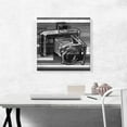 thumbnail image 2 of ARTCANVAS Old Camera Black And White Painting Home decor Canvas Art Print - Size: 18" x 18" (1.50" Deep), 2 of 9