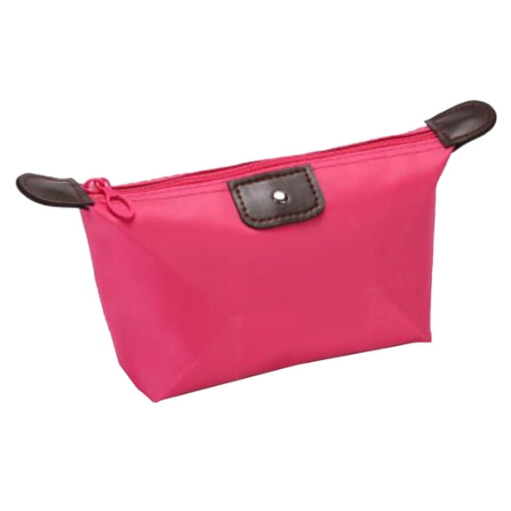 Pitycbo Make Pencil Case Cosmetic Travel Toiletry Waterproof Pouch Rose Red