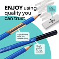 thumbnail image 4 of REJODA-12 Piece Graphite Drawing Pencils Set | For Adult Artists – Beginners and Advanced | Presented in Attractive, Compact, Sturdy Metal Case With Tutorial, 4 of 4