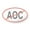 Clear, variant on CafePress - AOC Oval Sticker - Sticker (Oval)