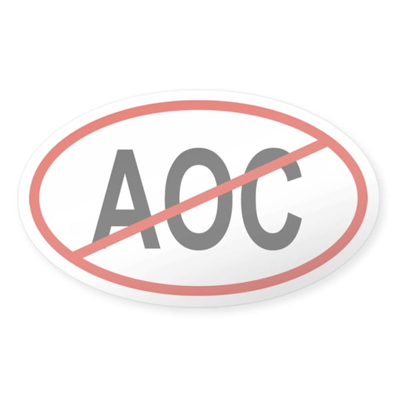 CafePress - AOC Oval Sticker - Sticker (Oval)