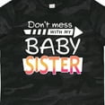 thumbnail image 4 of Inktastic Don't Mess with My Baby Sister Boys or Girls Toddler T-Shirt, 4 of 5