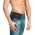 thumbnail image 4 of Men Belt Pack Canvas Wallet Pouch Phone Holder Sports Outdoor Bag, Black, 4 of 5