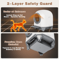 thumbnail image 4 of Homall Self-Cleaning Cat Litter Box with App Control, Safety Protection, WiFi, Automatic, Waste Bags, Gray, 4 of 7
