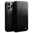thumbnail image 1 of Qialino Compatible For Iphone 14 Pro 6.1 Inch Full Protection Phone Case Flip Wallet Cover Stand Shockproof Genuine Leather Phone, 1 of 5