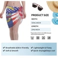 thumbnail image 5 of Swimsuit Coverups For Women North Carolina Flag Painted Sarong Beach Bikini Wrap Sheer Short Skirt Chiffon Scarf For Swimwear, 5 of 7