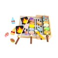 thumbnail image 4 of Juguetes barbacoa para niños, juego comida para barbacoa, juguetes interactivos interesantes, barbacoa simulada para niños en edad preescolar., 4 of 9