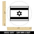thumbnail image 2 of Israel Flag Rubber Stamp for Scrapbooking Crafting Stamping - Medium 1 Inch, 2 of 7