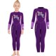 thumbnail image 1 of Traje de neopreno para niños, traje de baño térmico de neopreno de 2,5 mm, traje de surf de cuerpo entero para niñas, niños y niños pequeños, trajes l S Macarena Traje de buceo de una pieza para niños, 1 of 8