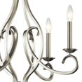 thumbnail image 2 of Kichler 52239 Ania 4 Light 23" Wide Taper Candle Style Chandelier - Nickel, 2 of 4